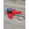 Brelok Tattooed Hermit Crab 3d - Brelok Druk3d fidget Keychain mixGadzet