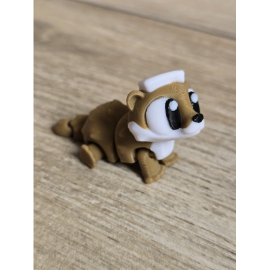 Mini Figurka Wydry z ręcznikiem 3d - Druk3d fidget mixGadzet