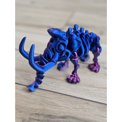 Szkielet Mamuta 22cm - 3D Kolekcjonerski Model - Dwukolorowy Druk3D