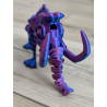 Szkielet Mamuta 22cm - 3D Kolekcjonerski Model - Dwukolorowy Druk3D