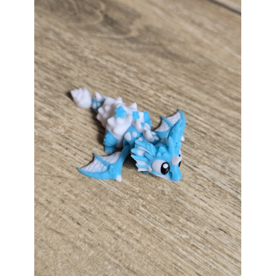 Mini Figurka SeaShell Dragon 3d - Druk3d fidget mixGadzet