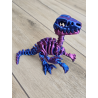 Szkielet Raptora 23cm - 3D Unikatowa Dekoracja! - Dwukolorowy Druk3d