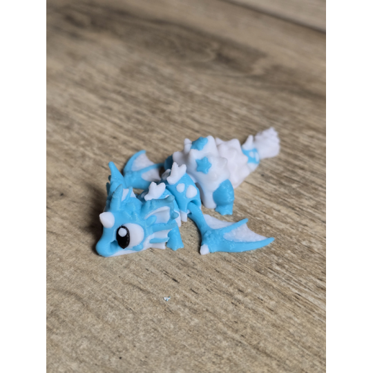Mini Figurka SeaShell Dragon 3d - Druk3d fidget mixGadzet