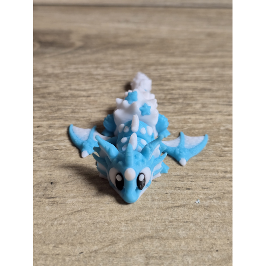 Mini Figurka SeaShell Dragon 3d - Druk3d fidget mixGadzet