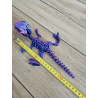 Szkielet Raptora 23cm - 3D Unikatowa Dekoracja! - Dwukolorowy Druk3d