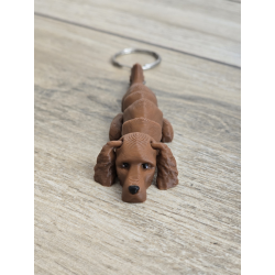Breloczek Irish Setter 3d - Seria Psów Brelok Druk3d fidget Keychain
