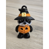 Breloczek Panda Dyniowy Czarodziej 3d - Brelok Druk3d fidget Keychain  Obserwuj