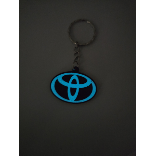 Breloczek Toyota - Świeci w Nocy! 3d - Druk3d fidget Keychain mixGadzet