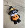 Breloczek Panda Dyniowy Czarodziej 3d - Brelok Druk3d fidget Keychain  Obserwuj