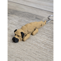 Breloczek Border Terrier 3d - Seria Psów Brelok Druk3d fidget Keychain