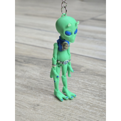 Breloczek UFO Alien 3d - Brelok Druk3d fidget Keychain mixGadzet
