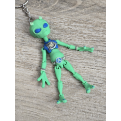 Breloczek UFO Alien 3d - Brelok Druk3d fidget Keychain mixGadzet