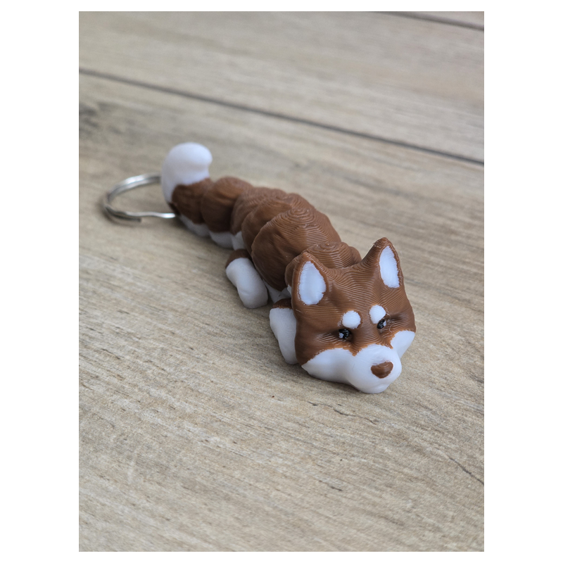 Breloczek Alaskan Malamute 3d - Seria Psów Brelok Druk3d fidget Keychain