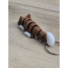 Breloczek Alaskan Malamute 3d - Seria Psów Brelok Druk3d fidget Keychain