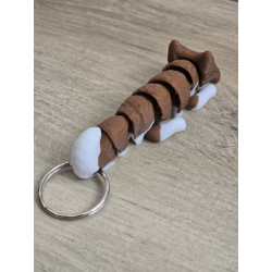 Breloczek Alaskan Malamute 3d - Seria Psów Brelok Druk3d fidget Keychain