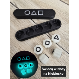 Kości Koreanskiej Gry GONGGI GONGI SQUID GAME + Etui - Druk3d Case
