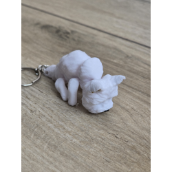 Breloczek Westie 3d - Seria Psów Brelok Druk3d fidget Keychain mixGadzet