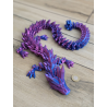 Gigant 67cm Dragon Crystal - figurka 3d Dwukolorowy Druk3d