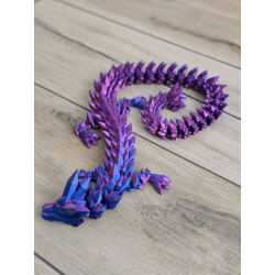 Gigant 67cm Dragon Crystal - figurka 3d Dwukolorowy Druk3d
