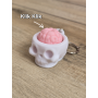 Breloczek Klik Klik Clicker Czaszka 3d - Brelok Druk3d fidget Keychain