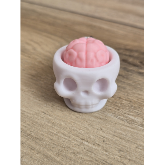 Breloczek Klik Klik Clicker Czaszka 3d - Brelok Druk3d fidget Keychain