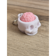 Breloczek Klik Klik Clicker Czaszka 3d - Brelok Druk3d fidget Keychain
