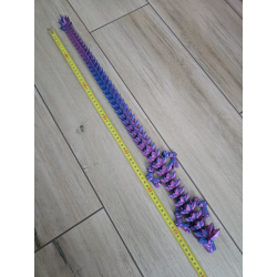 Gigant 67cm Dragon Crystal - figurka 3d Dwukolorowy Druk3d