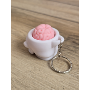 Breloczek Klik Klik Clicker Czaszka 3d - Brelok Druk3d fidget Keychain