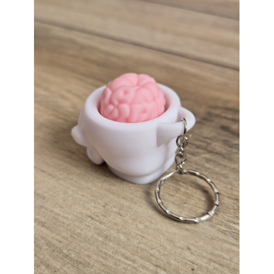 Breloczek Klik Klik Clicker Czaszka 3d - Brelok Druk3d fidget Keychain