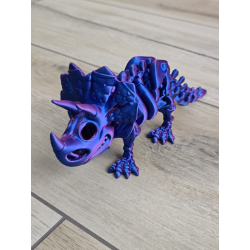 Szkielet Triceratopsa 22cm - 3D Unikatowa Dekoracja! Druk3d