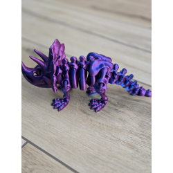 Szkielet Triceratopsa 22cm - 3D Unikatowa Dekoracja! Druk3d