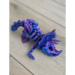 Szkielet Triceratopsa 22cm - 3D Unikatowa Dekoracja! Druk3d