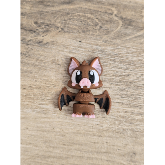Mini Figurka Nietoperza 3d - Druk3d fidget mixGadzet