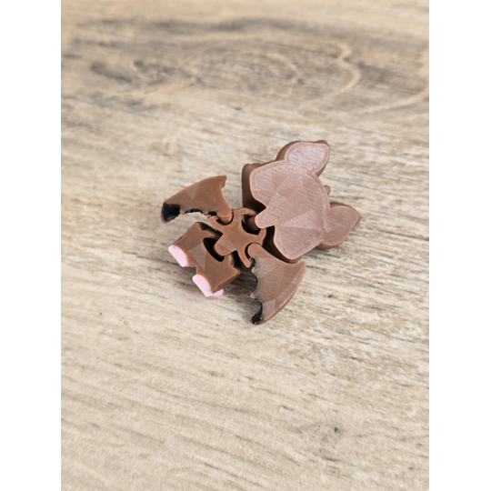 Mini Figurka Nietoperza 3d - Druk3d fidget mixGadzet