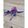 Szkielet Spinosaurus 30cm + rybka - Dekoracja Druk3d