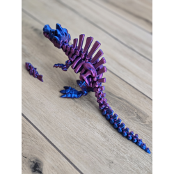 Szkielet Spinosaurus 30cm + rybka - Dekoracja Druk3d