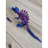 Szkielet Spinosaurus 30cm + rybka - Dekoracja Druk3d
