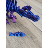 Szkielet Spinosaurus 30cm + rybka - Dekoracja Druk3d