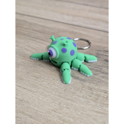 Breloczek Alien Squid Spinner 3d - Brelok Druk3d fidget Keychain mixGadzet