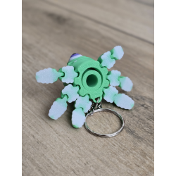 Breloczek Alien Squid Spinner 3d - Brelok Druk3d fidget Keychain mixGadzet