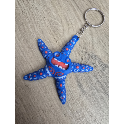 Breloczek Tattooed Starfish 3d - Brelok Druk3d fidget Keychain mixGadzet