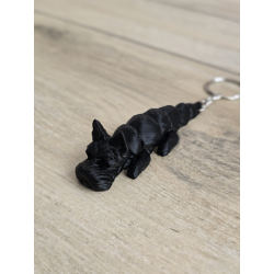Uroczy Breloczek Scottie 3d - Seria Psów Brelok Druk3d fidget Keychain