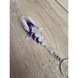 Breloczek Skeleton Shark Rekin 3d - Brelok Druk3d fidget Keychain
