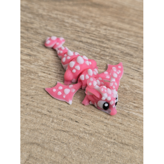 Mini Figurka Mushroom mini Dragon 3d - Druk3d fidget mixGadzet