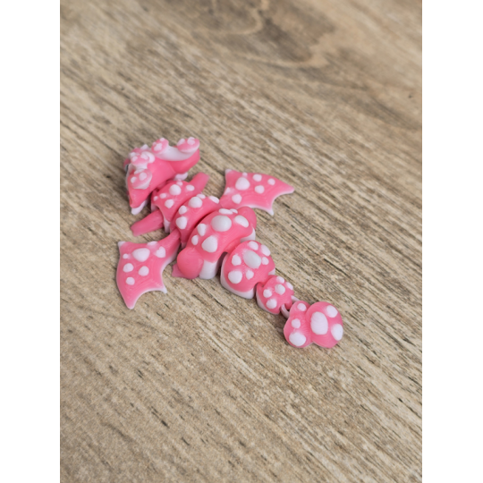 Mini Figurka Mushroom mini Dragon 3d - Druk3d fidget mixGadzet