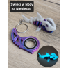 Breloczek Skeleton Shark + KeySpinner - Brelok Druk3d fidget Keychain