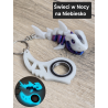 Breloczek Skeleton Shark + KeySpinner 3d - Brelok Druk3d fidget Keychain