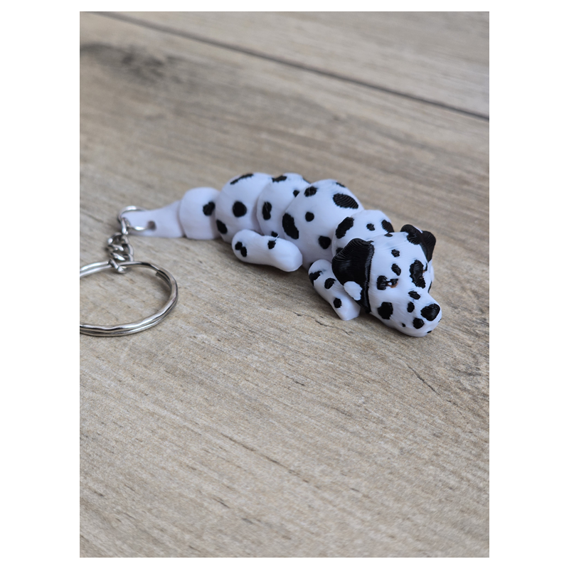 Breloczek Dalmatyńczyk 3d - Seria Psów Brelok Druk3d fidget Keychain