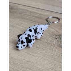 Breloczek Dalmatyńczyk 3d - Seria Psów Brelok Druk3d fidget Keychain