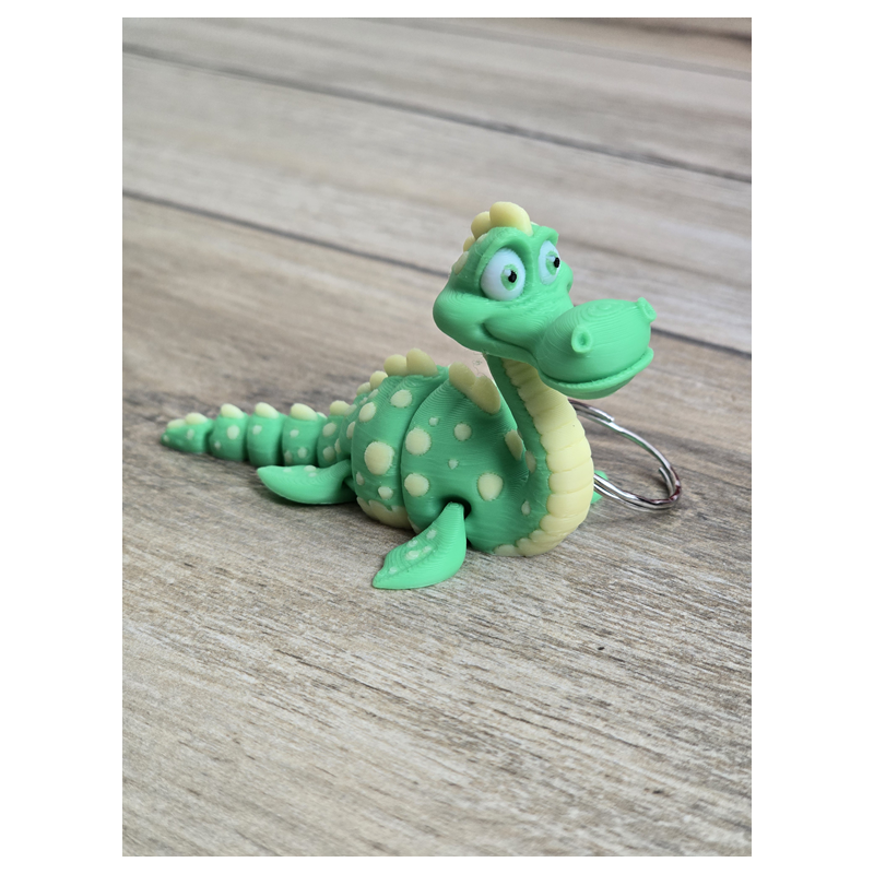 Potwór z Loch Ness – Brelok 3d - Druk3d fidget Keychain mixGadzet